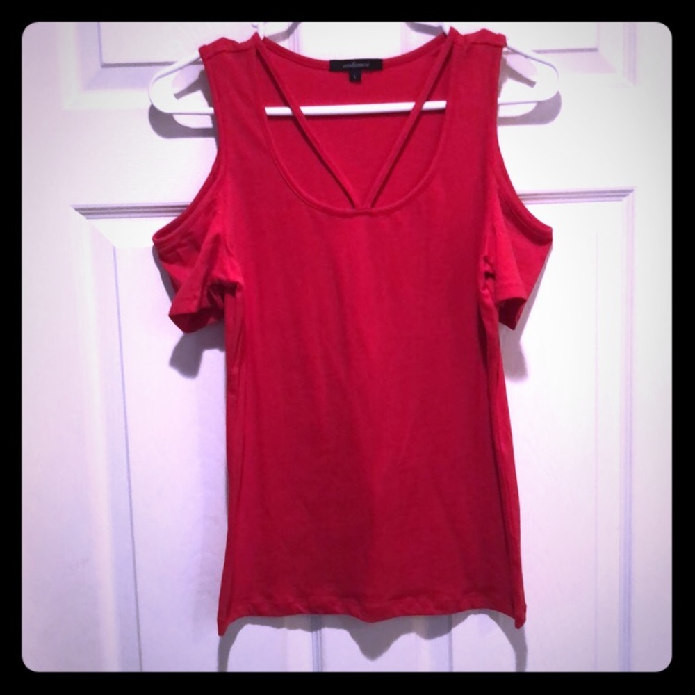 Red blouse